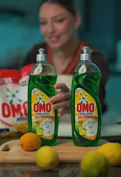 Produits OMO mis en scène par une créatrice